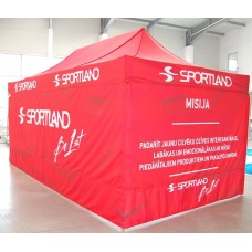 Izvelkama LUX alumīnija telts/nojume 8x4 m Nr.3/9